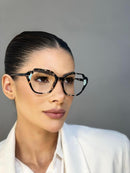 Armação Olga Estampada em Acetato