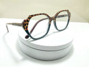 Armação Olga Animal Print em Acetato