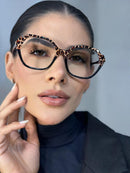 Armação Olga Animal Print em Acetato