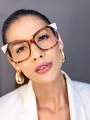 Armação Maxxi Rosé Glitter Encapsulado em Acetato