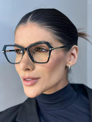 Armação Feminina Preto em Acetato