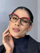 Armação Anastacia Vermelha em Acetato