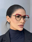 Armação Anastacia Vermelha em Acetato