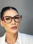 Armação Betina Vinho em Acetato Premium