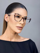 Armação Scarpin Estampada em Acetato Luxo