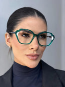 Armação Olga Verde em Acetato Premium